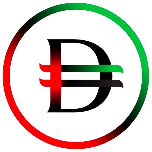 A smartphone showing a digital wallet with UAE Dirham symbol