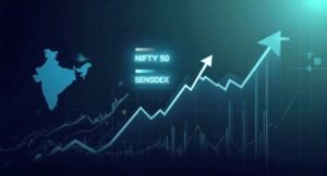 Indian stock market rally as NIFTY 50 and Sensex hit new highs amid strong investor sentiment